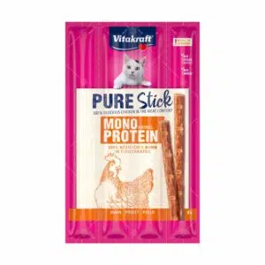 vitakraft - Pure Stick Huhn 單一蛋白純雞肉條 20g [ 5g x 4條 ][全貓用]