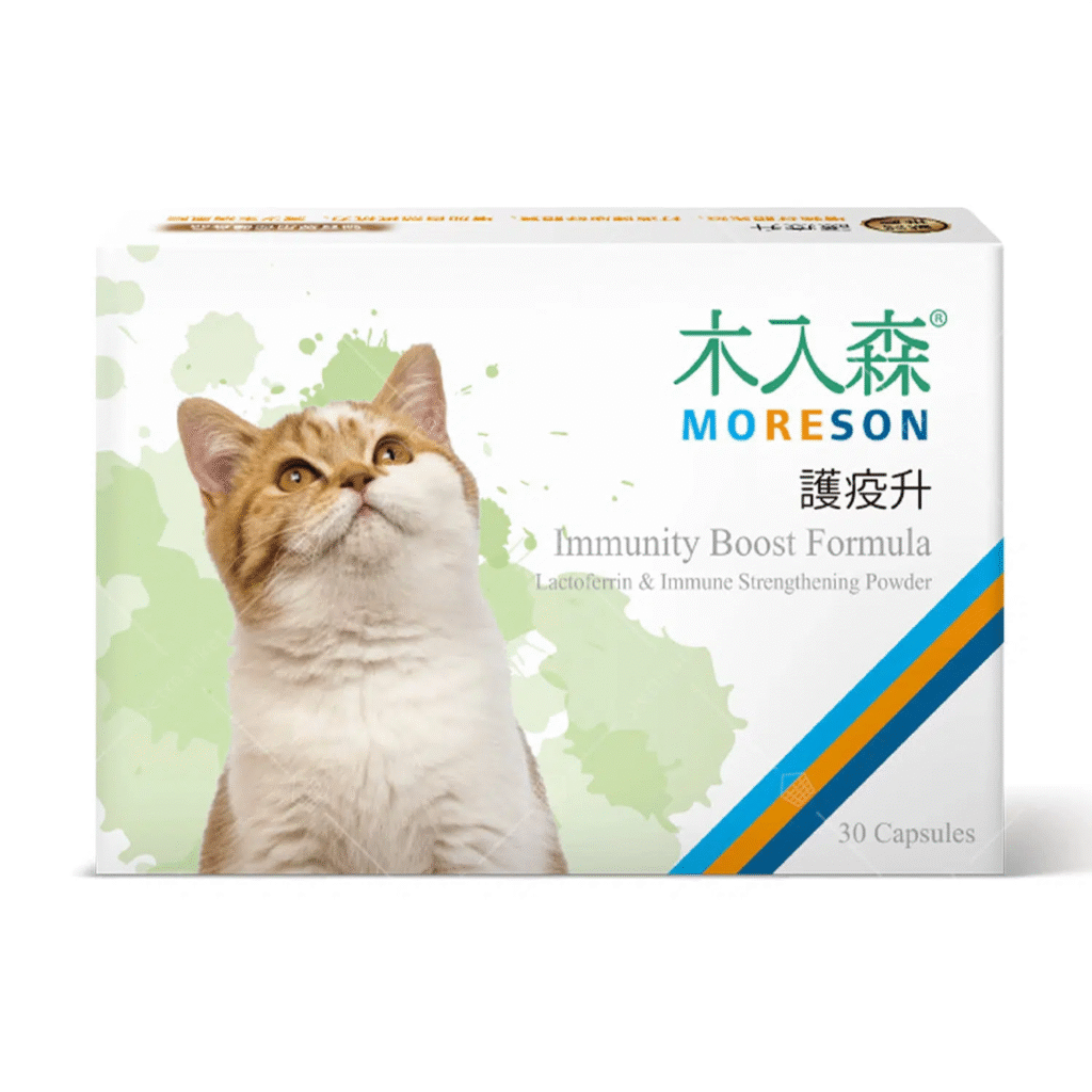 貓感冒營養補充品推薦-Moreson護疫升-貓營養補充品