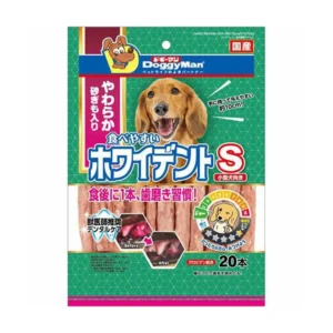 DoggyMan - 軟身手持潔齒棒 S 20支裝 [雞肝味][超小型犬/小型犬]