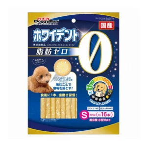 DoggyMan - 零脂肪柔軟骨膠原潔齒棒 S 16支裝 [超小型犬/小型犬]