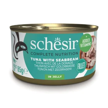 Schesir - 啫喱全齡主食貓罐頭 [吞拿魚、鯛魚] 85g