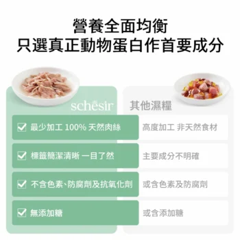 Schesir - 啫喱全齡主食貓罐頭 [吞拿魚、蟹柳] 85g - Image 5