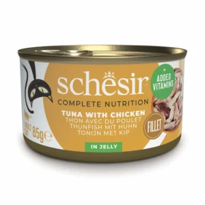 Schesir 啫喱全齡主食貓罐頭 吞拿魚配雞肉 85g