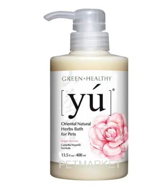 貓沖涼液推薦-YU東方森草山茶花沐浴露-貓咪洗毛精