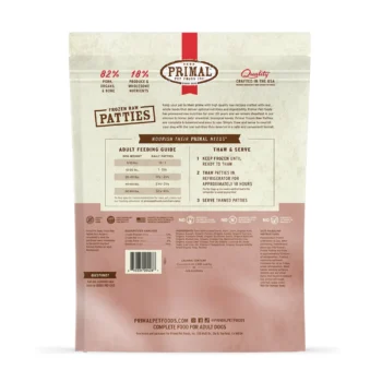 Primal – Petties 急凍鮮肉餅 (走地豬肉配方)(犬用) 6磅裝 - 圖片 2