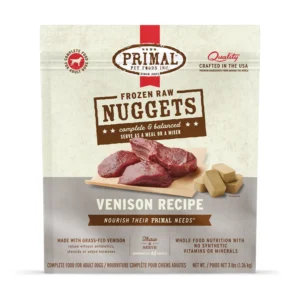 Primal – Nuggets 急凍鮮肉磚 (草飼鹿肉配方) 3磅裝