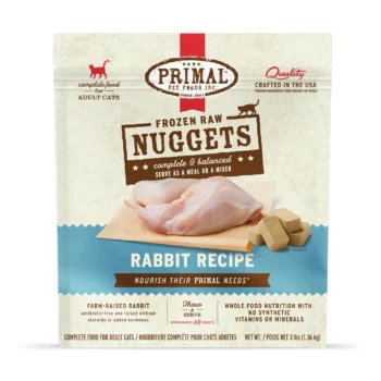 Primal – Nuggets 急凍鮮肉磚 (農場飼養兔肉配方)(貓用) 3磅裝