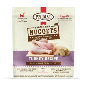 Primal - Nuggets 急凍鮮肉磚 (走地火雞配方)(貓用) 3磅裝