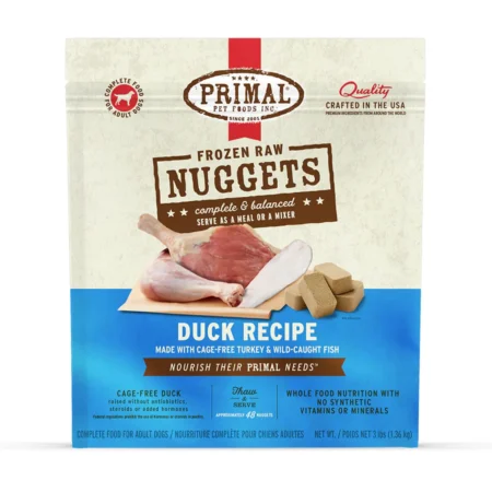 Primal –Nuggets 急凍鮮肉磚 (走地鴨肉配方) 3磅裝