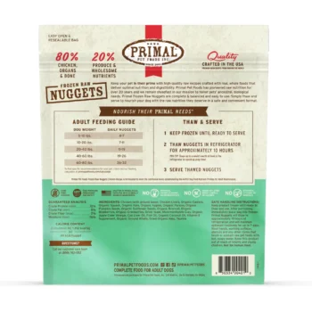 Primal – Nuggets 急凍鮮肉磚 (走地雞肉配方)(犬用) 3磅裝 - Image 2