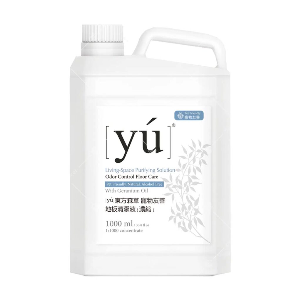 寵物地板清潔劑推薦-YU 東方森草寵物清潔濃縮液-寵物洗地水