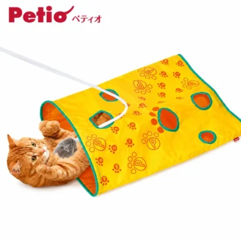 Petio 貓咪沙沙聲穿梭遊戲袋 [黃] [w22797] - 圖片 3