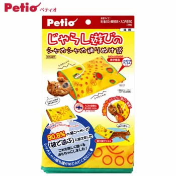 Petio 貓咪沙沙聲穿梭遊戲袋 [黃] [w22797] - 圖片 4