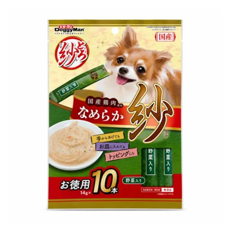 DoggyMan - 紗 濃厚雞肉野菜泥醬 [14gx10] AD-40