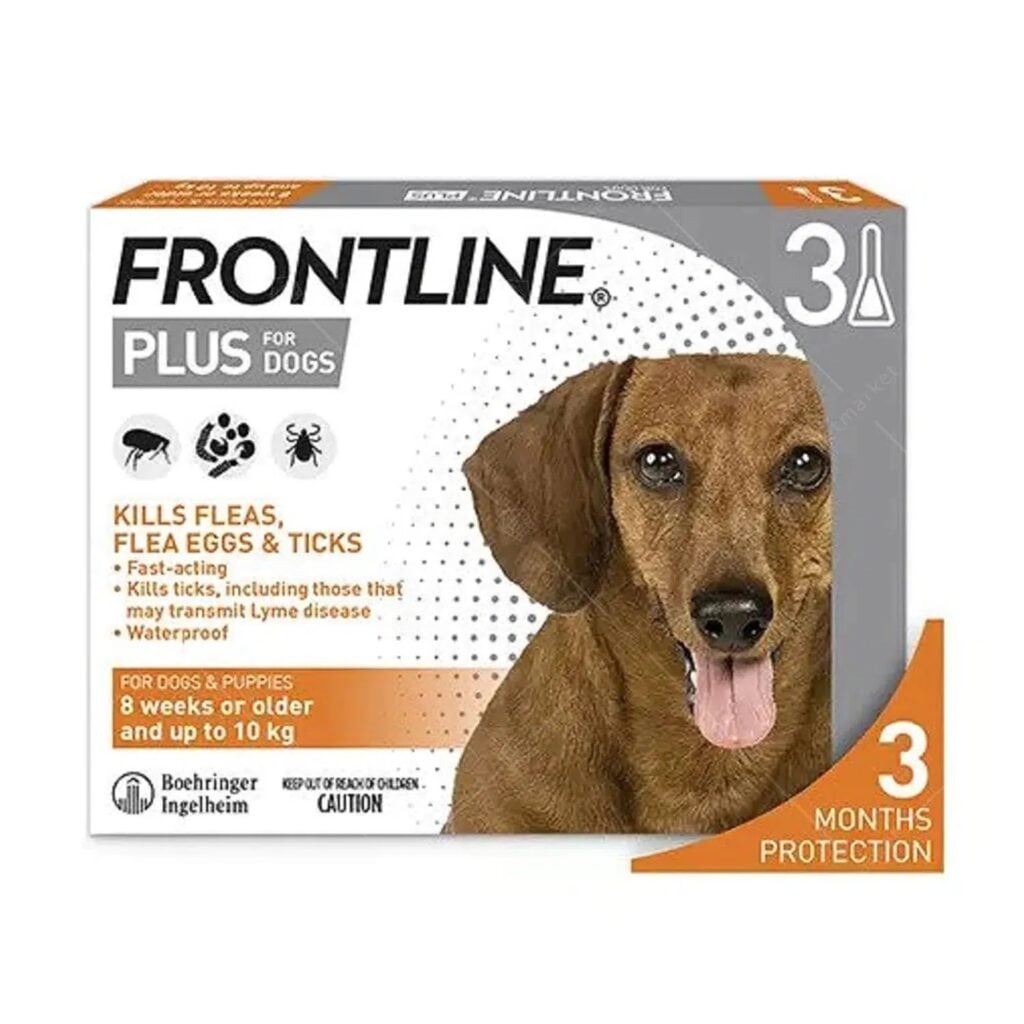 滅蝨用品推薦-滅狗蝨滴劑-Frontline Plus殺蚤除牛蜱犬用藥水